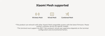 Xiaomi Router AX3000T 2.4G 5G Mesh Technology WiFi 6 Efficient Wall Penetration Children Online Protection WiFi Router Repeater