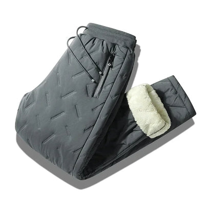 Men's down trousers autumn and winter new padded and thickened outdoor -20 degrees snow warm bottoms men's windproof Harem Pants.