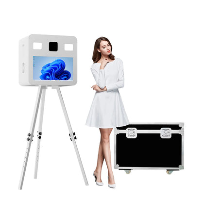 21.5 Inch Portable Camera Touch Screen Dslr Photo Booth Selfie Photo booth Machine  for ds620 RX1 525L QW410  Wedding Party.