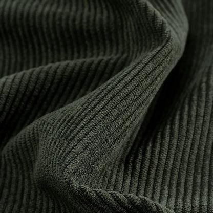 Men's Corduroy Jacket Stand-up Collar Slim Fit Retro Multi-pocket Workwear Commuter Coat for Spring And Autumn