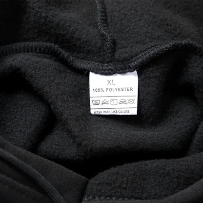 Men's Fleece Warm Hoodies Sets PARIS Printing Tracksuit Autumn Winter Casual Hooded Sweatshirt Drawstring Pants Running Suit.