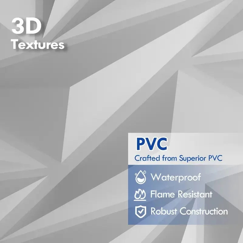 10pcs 30x30cm 3D Art Wall Panel background wall decoration exterior 3D wallpaper suitable for room bathroom ceiling hotel office