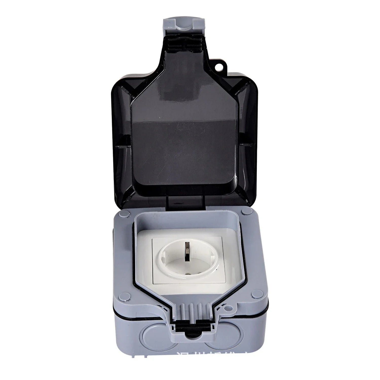 Melery Outdoor-Wandsteckdosen, EU-Stecker, elektrische Steckdosen, IP66, staubdicht, für den Außenbereich, Garten, Masterplug, Rasen.