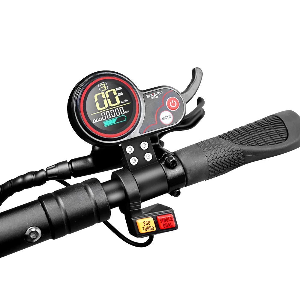 BOYUEDA S3-11 Electric Scooter, 120km Range, 85km/h Max Speed, 2*3000W Motor, 60V 38AH Battery,11-inch Tire,  LCD Display.