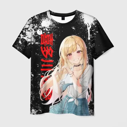 Popular Marin Kitagawa Tshirt 3D Printed Casual Men/Women's Short-sleeve Kids Kawaii Anime T-Shirt Harajuku Unisex Clothes.