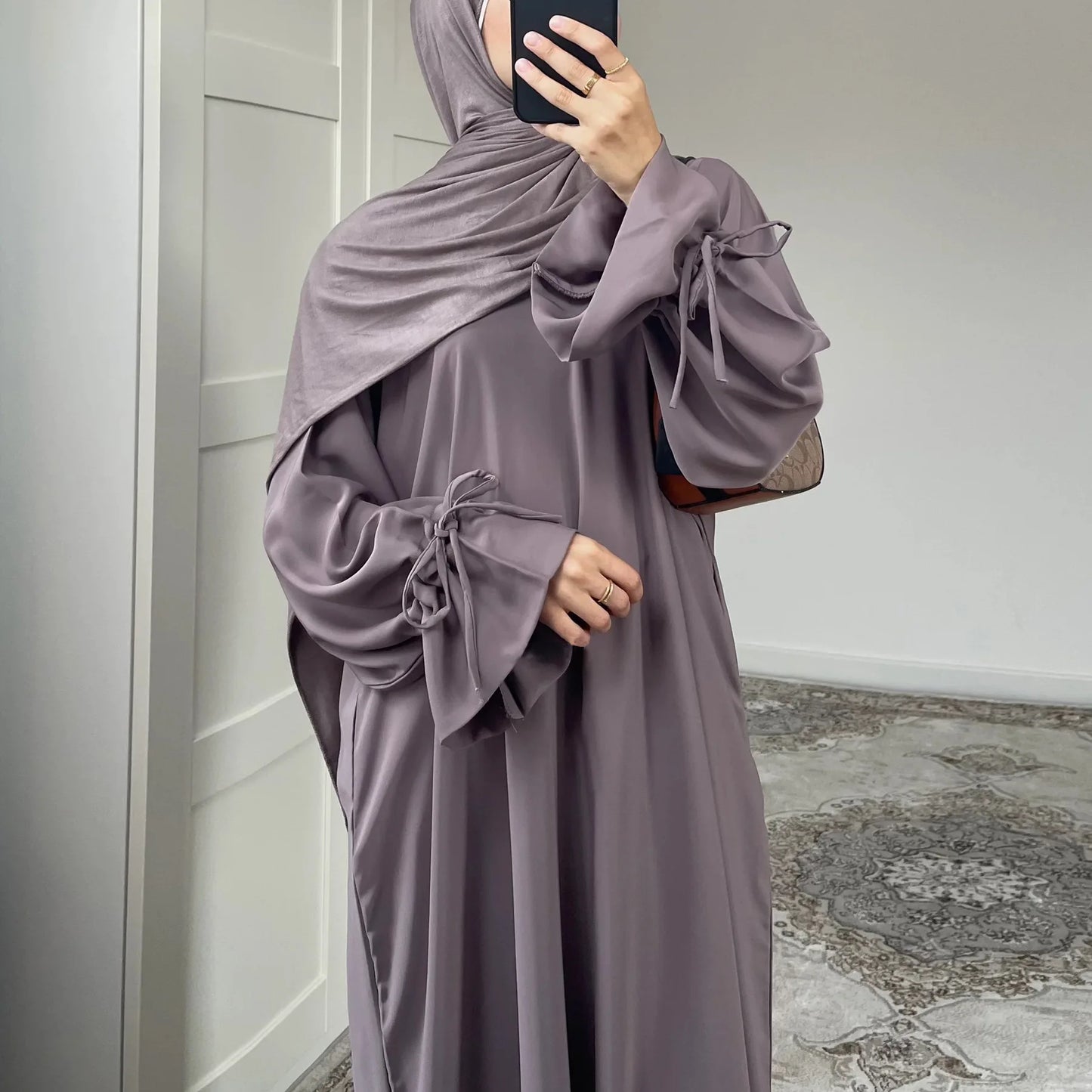Ramadan Eid Plain Black Abaya Dubai Women drawstring Islam Muslim Maxi Kaftan Dress Kebaya Caftan Marocain Robe Femme Musulmane.