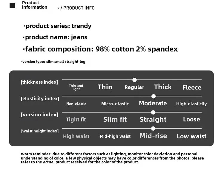 2024 Men's Fashionable Simple Stretch Slim Fit Denim Trousers European Style High Quality Casual Export Men Pants.