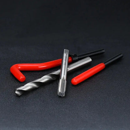 XCAN Gewindereparaturwerkzeug, 25 Stück, M3/M4/M5/M6/M7/M8/M10/M12/14 zur Wiederherstellung beschädigter Gewindeschraubenschlüssel, Spiralbohrer, Handwerkzeug