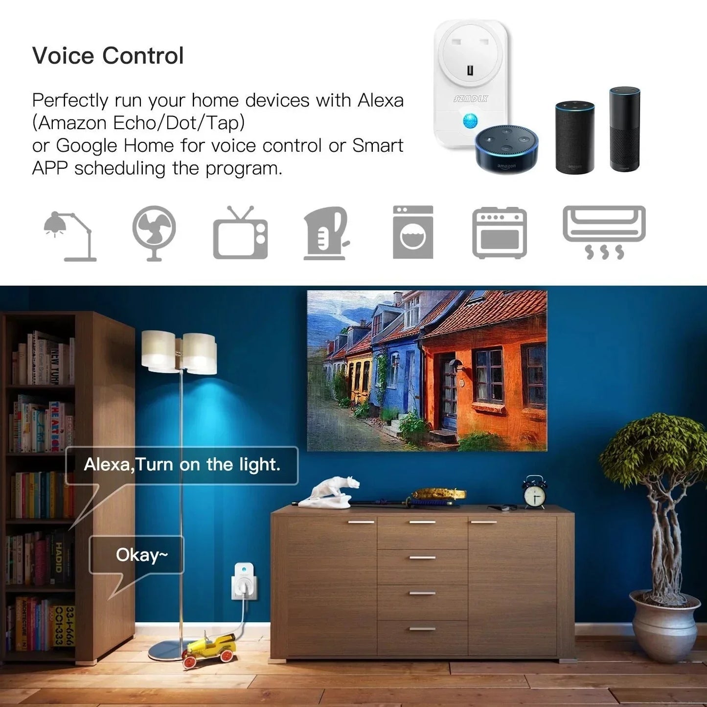 Melery Wifi Smart Tuya Steckdose AU Elektrische Stecker Steckdose Touch Sensor Schalter Drahtlose Fernbedienung von Alexa Google Hause.