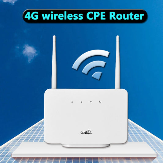4G LTE WiFi 6 Mobile Hotspot Router Support 10 Users with SIM Card Slot Wireless Router Portable 4G WiFi Hotspot for Home Travel.
