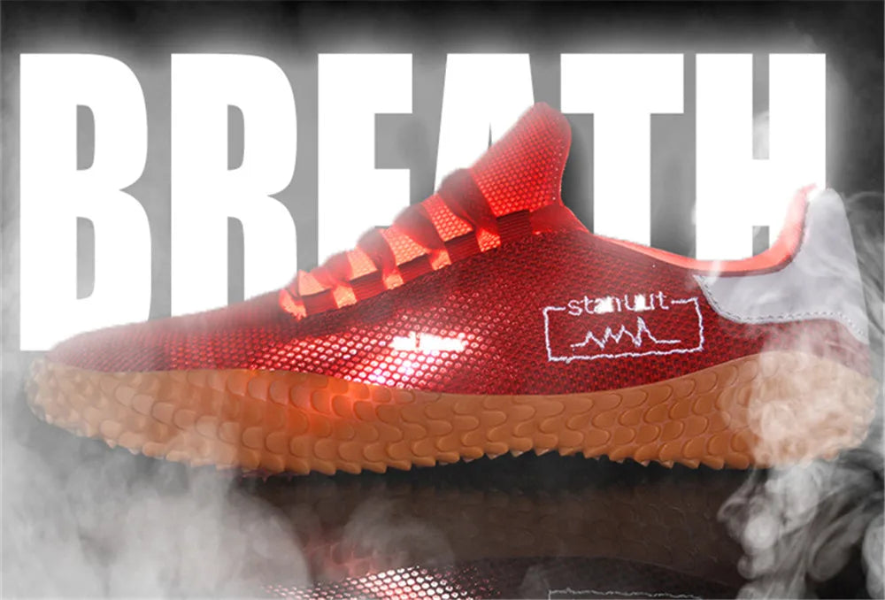 Men Running Sneakers Breathable Mesh Sport Shoes Flat Soft Man Shoes Fashion Training Jogging Footwear shoes for men.