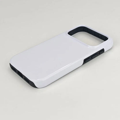 VORMIR 5pcs Coated 2 in 1 Blank Phone Cases for 3D Sublimation Printing Covers for iPhone 17 16 15 14 13 12 11 X XS XR Pro Max.