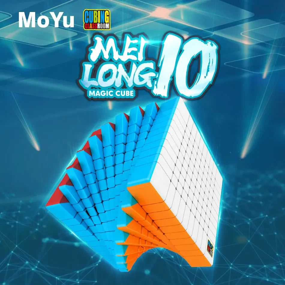 MOYU Meilong 9x9 10x10 11x11 12x12 13x13 Magic Cubes Speed Puzzle Cubes Toys Professional Puzzle Cubo MagicoToys Speed Cube.