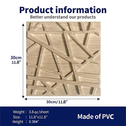 12pcs 30x30cm 3D Stereo Wall Panel Diamond Champagne gold Wood grain tile 3D wall sticker Wood grain living room Bathroom paper