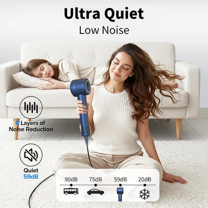 220V Super Hair Dryer 1600W Leafless Hair dryer Personal Hair Care Styling Negative Ion Tool Constant Anion Electric Hair Dryers