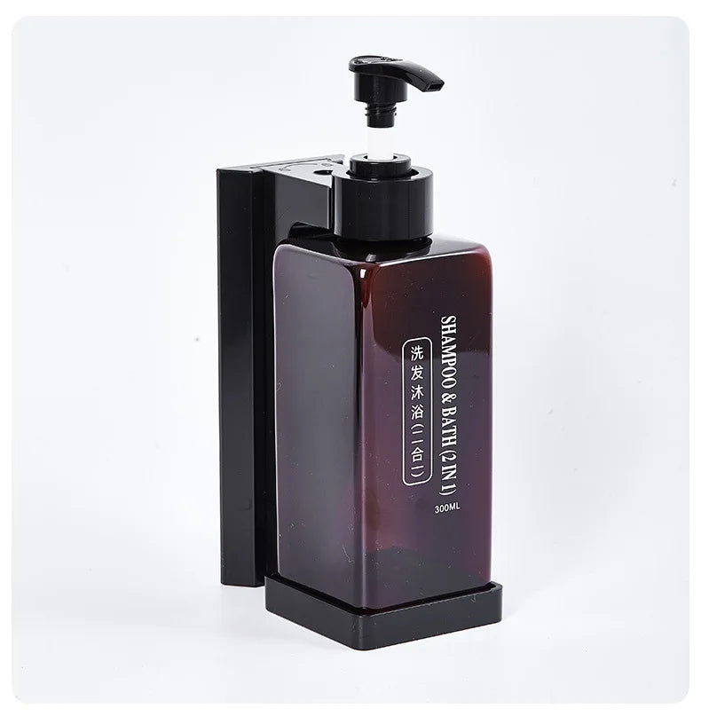 300 ml Hotel-Seifenspender zur Wandmontage, nachfüllbarer Shampoo- und Spülungsspender, für Badezimmerbedarf, Hotelparty