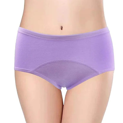 5PCS Menstrual Panties Physiological Pants Teens Breathable Leakproof Briefs Women Postpartum Underwear.