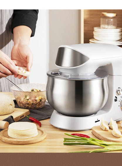 DIVEDEER Multifunctional Chef 3.5L Dough Kneading Machine Fully Automatic Household Electric Egg Beater Baby Food Processor.