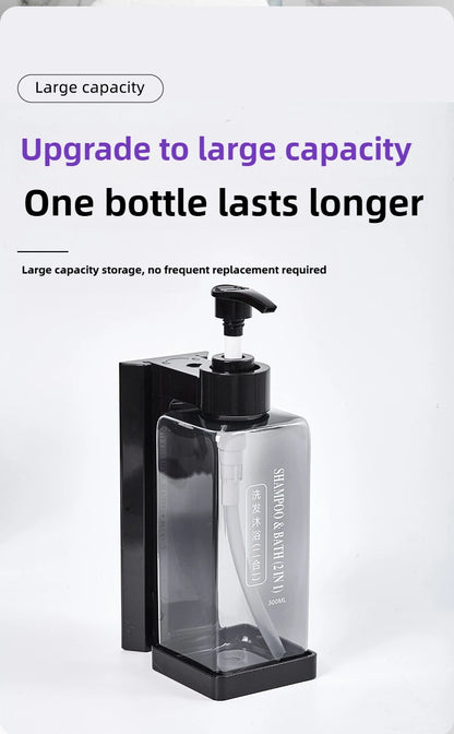 300 ml Hotel-Seifenspender zur Wandmontage, nachfüllbarer Shampoo- und Spülungsspender, für Badezimmerbedarf, Hotelparty