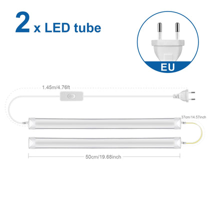 50CM Tube LED T5 15W/ T8 25W LED Bar Light Replace Fluorescent Tube Bulbs Cabinet Kitchen Wall Lamp Lighing -J.