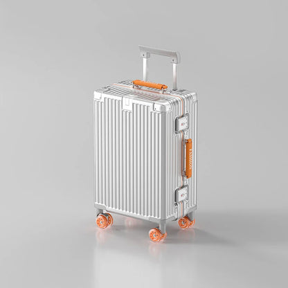 20-Zoll-Kompaktgepäck 26-Zoll-Trolley-Koffer mit großem Fassungsvermögen und Aluminiumrahmen für Männer und Frauen Reisekoffer
