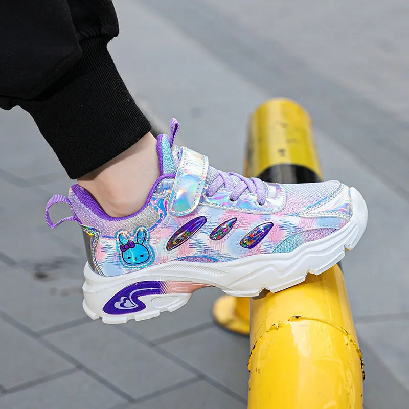 Cute Girls Shoes Children Platform Sneaker 2025 New Autumn Kids School Casual Tenis Shoes Daily Girls Sneaker 4 To 12 Years.