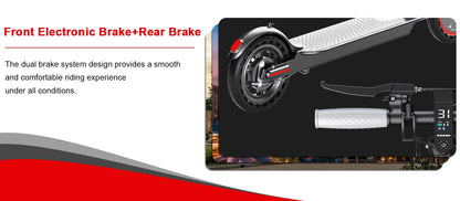 AOVOPRO TX01/365GO Electric Scooter 2025 New Design 350W Super Power Folding Dual Brake Electric Scooter 31KM/H 5-28KM Range.