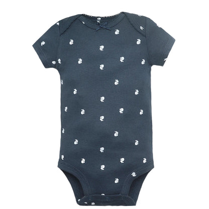 5 stück Unisex Baby Bodys Mode Körper Anzüge Kurzarm Neugeborenen Overall Cartoon Baby Junge Mädchen Kleidung Set Sommer