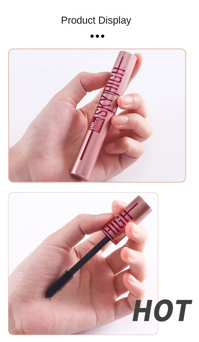 Eyelashes Lengthening Mascara Long Lasting Waterproof Women Korean Silky Lash Black Eyelashes Extension Makeup Beauty Cosmetic.