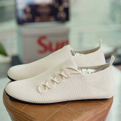 YRZL Men's Comfortable Shoes Breathable Walking Shoes Summer Mesh Loafers Anti Slip Casual Sneakers Lightweight Shoes for Men.