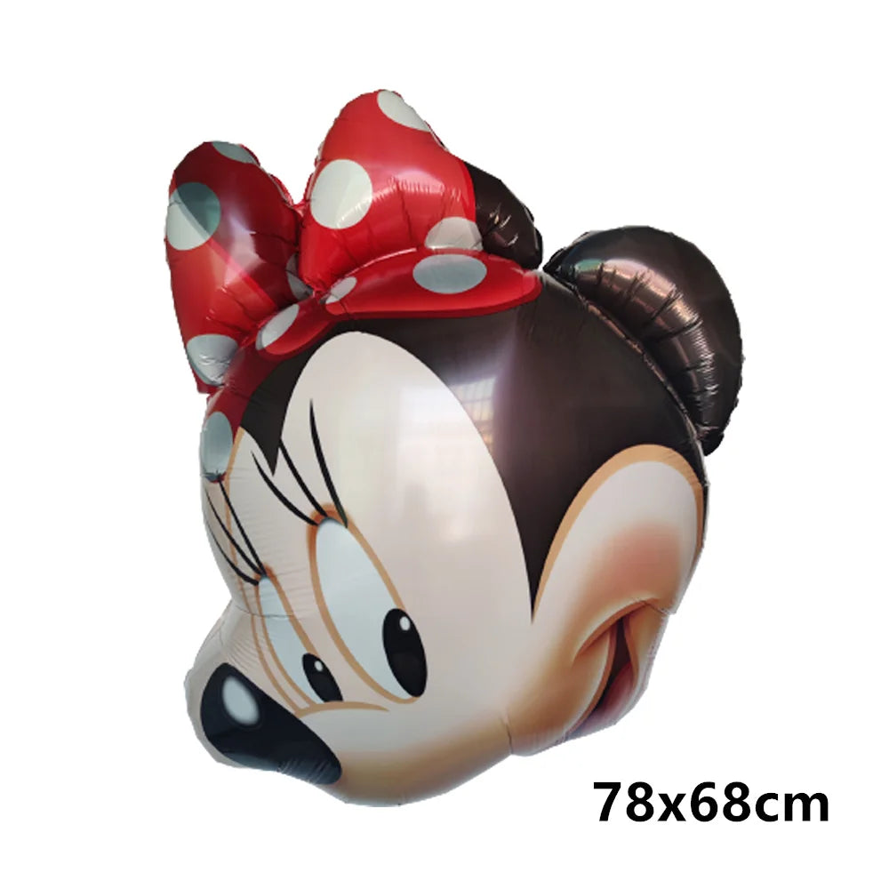 Mickey Minnie Folienballon Mickey Mouse Luftballons Minnie Geburtstag Party Dekor Kinderspielzeug Babyparty Ball Kinder Cartoon Geschenk