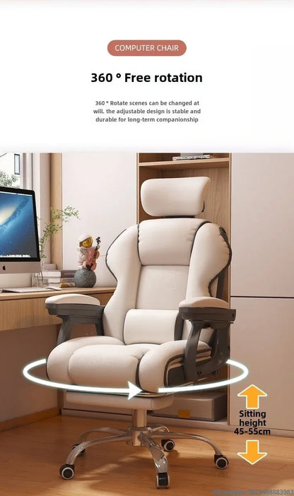 Bequemer Büro-Computerstuhl, universitätsschlafsaal, Schlafzimmer, Wohnzimmer, Spiel, Live-Streaming-Stuhl mit verstellbarer Rückenlehne