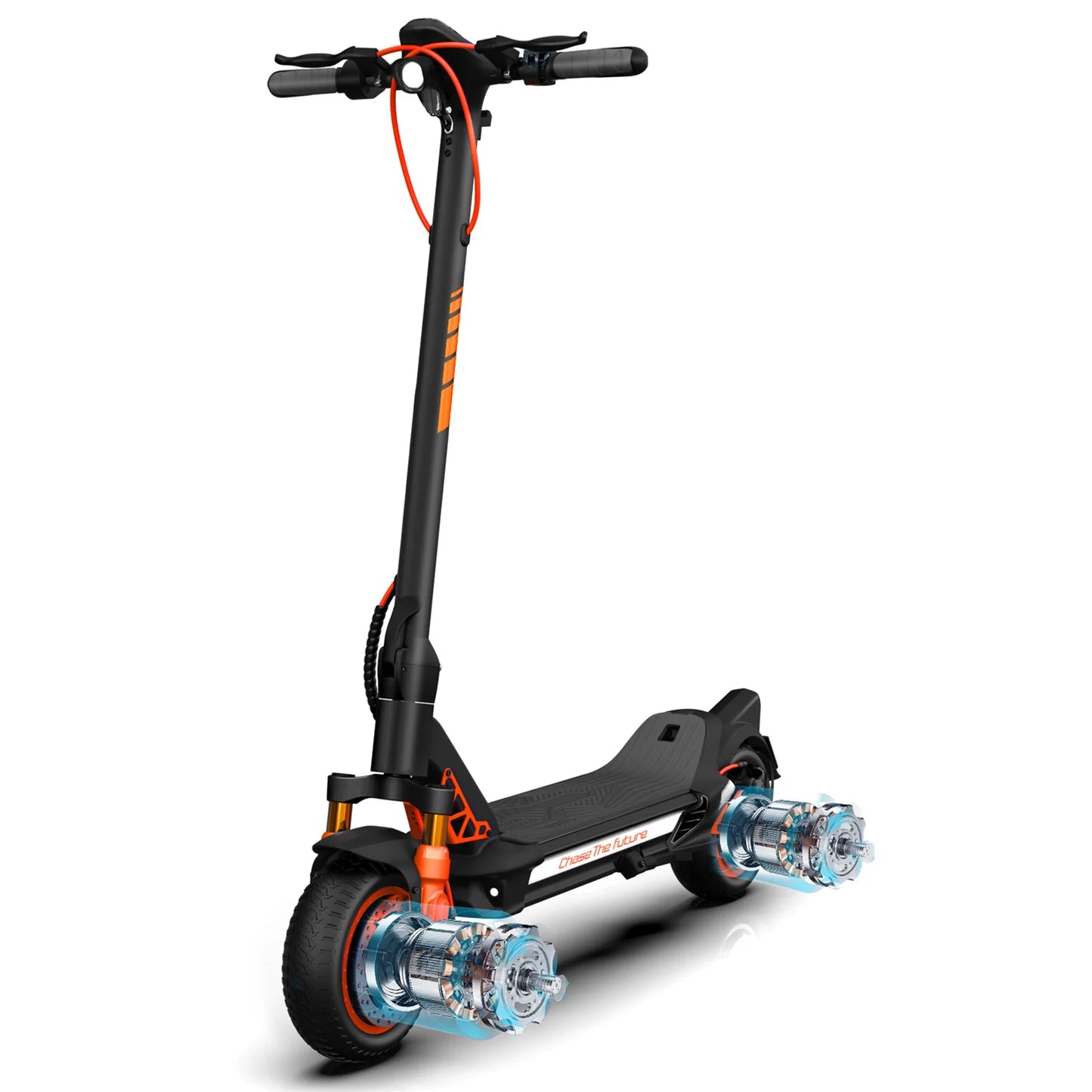CUNFON RZ1000 Adult Electric Scooter 1200W*2 Motor 48V24AH Battery City EScooter 10.5 Inch Tire E-Scooter.