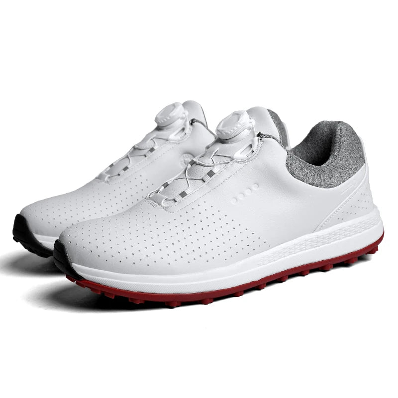 Breathable Luxury Golf Shoes Men Comfortable Outdoor Spikeless Golf Sport Training Sneakers Non-Slip Waterproof Walking Footwear