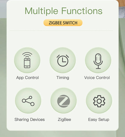 BSEED Smart Zigbee Schalter 1/2/3Gang 1Way Intelligente Touch Licht Schalter Wand Sensor Schalter Tuya Smart leben Google Alexa.