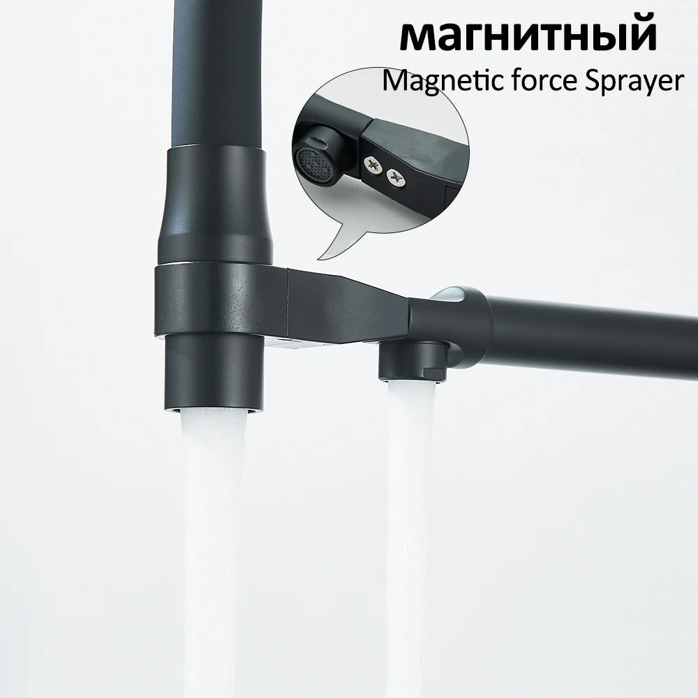 Filtered Kitchen Faucet Purification Tap With Magnetic Sprayer Kitchen Faucet Filtered Water Purification Feature Kitchen Tap