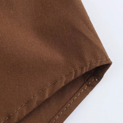 Women's Shirt Simple Wide Sleeve Comfortable Long Sleeve Collar Solid Color Temperament Spring New Style Shirt.