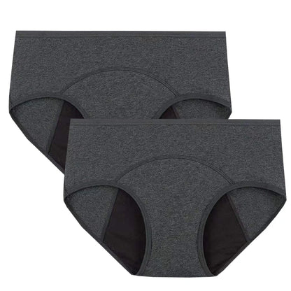 2pcs Woman Menstrual Panties Breathable Large Size Female Cotton Brief Low Waist Physiological Period Underwear Postpartum Panty.