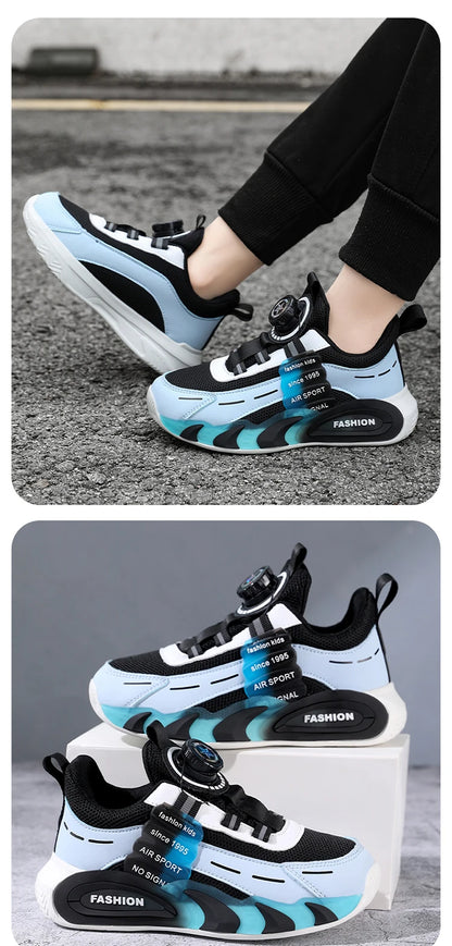 Pink Girl's Fashion Sneakers Anti Slip Comfortable Children Boy's Casual Walking Shoes Outdoor Sport Tennis.