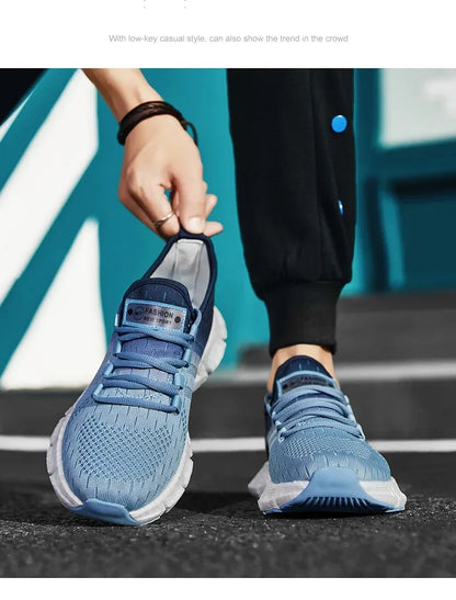 New Fashion Runnning Sport Shoes Men Sneakers Lightweight Breathable Mesh Comfortable Men's Casual Shoes Outdoor Jogging Zapatos.