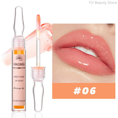 6 Colors Lip Plumping Gloss Instant Lip Plumper Extreme Volume Serum Oil Moisturizing Sexy Plump Lips Korean Makeup Products