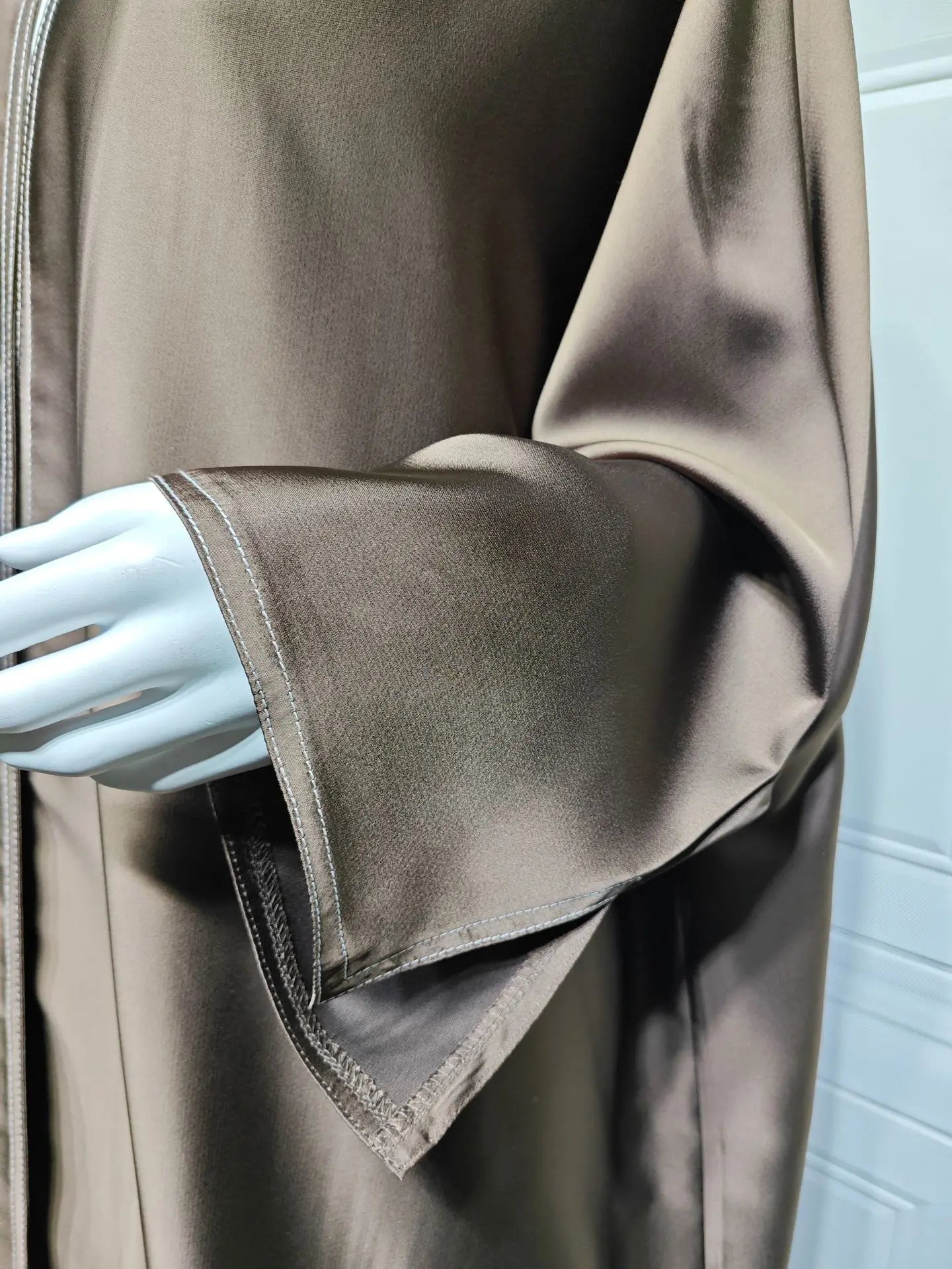 Ramadan Satin Open Kimono Abaya Dubai Luxury 2025 Muslim Kaftan Dress Abayas Women Islam Clothing Robe Femme Musulmane Kebaya