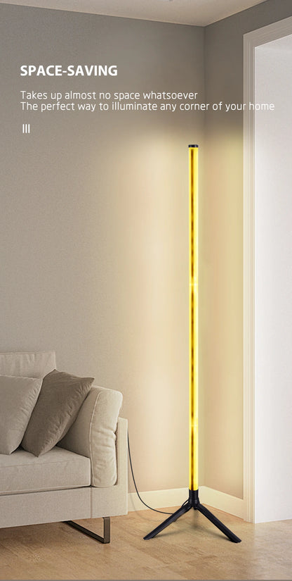 1PC RGB Stehleuchte RGB Ecke Stehleuchte Schlafzimmer Umgebungsbeleuchtung Skandinavischen Stil Farbwechsel Dimmbare Weiche Beleuchtung.