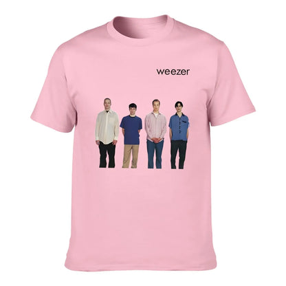 Summer Classic Weezer 1994 Album Band Shirt Classic Royal Blue unisex, casual fashion crew-neck T-shirt 100% cotton.