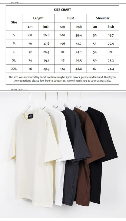 WAVLATII Oversized Summer T shirts for Women Men Brown Casual Female Korean Streetwear Tees Unisex Basic Solid Young Cool Tops.