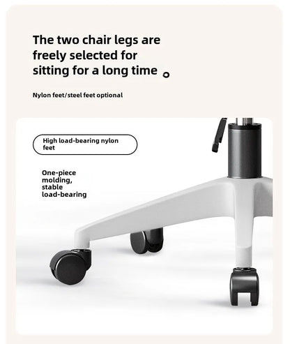 Bequemer Gaming-Stuhl mit weicher Polsterung, Nackenstütze und verstellbarem Lendenkissen für gesunde Sitzhaltung