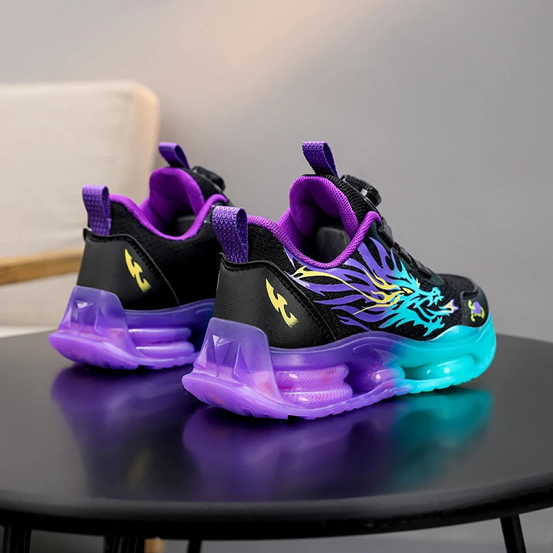 Autumn Origin Children Sneaker Boys Shoes 4 To 10 Years School Kid Sports Shoes Anti-slip Fashion Trainer Boy Sneaker.