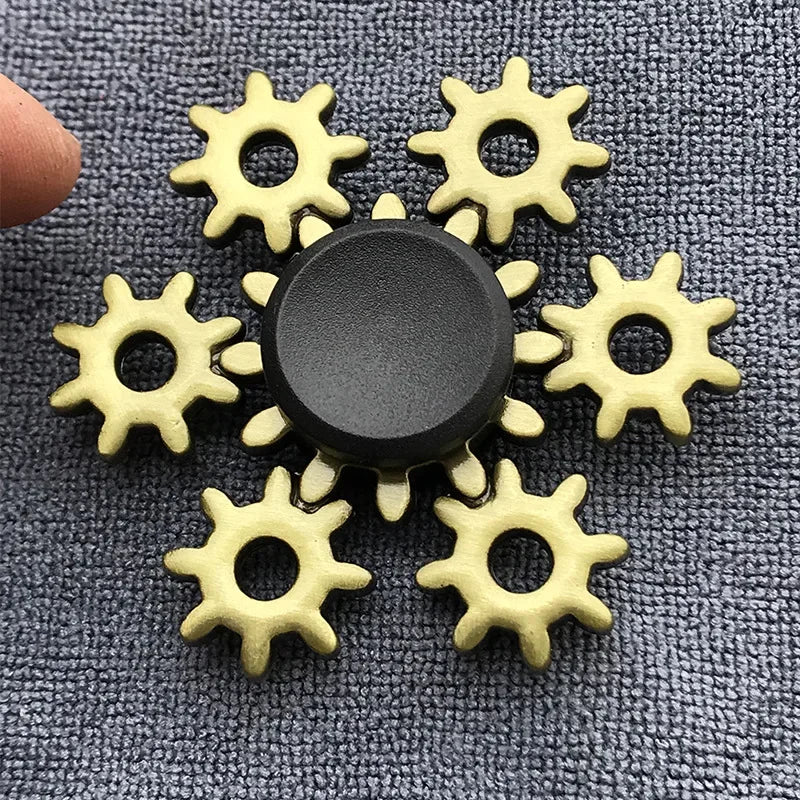 New Bronze Metal Alloy Fidget Spinner R188 Mute Bearing Hand Spinner Fingertip Gyro Stress Relief Toys For Kids Adult