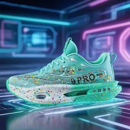 New Soft Sole Cushioning Men's Running Shoes for Women High-quality Road Jogging Shoes Light Comfy Sneakers Reflective Night Run