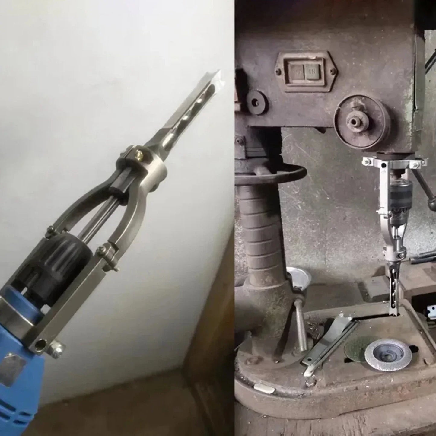 Quadratische Loch Bohrer Adapter Bohrer Befestigungs Halterung Professionelle Befestigung Joint Mortiser Bit für Holzbearbeitung Werkzeuge